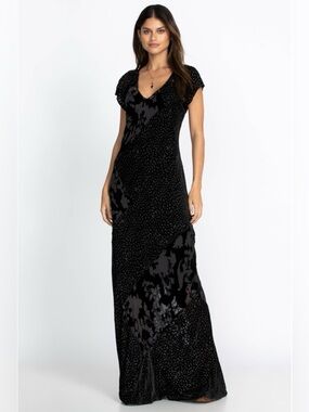 Johnny Was Ellie Maxi Dress in black size large